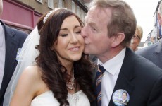 Photos: Bride? Check. Cute kid? Check. Anger? Check. It's Enda Kenny on the campaign trail