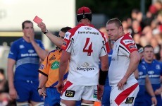 Ulster down to 14 men AGAIN as Tom Court is sent off for spear tackle