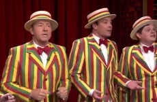 Kevin Spacey joined Jimmy Fallon's barbershop quartet and it was beautiful