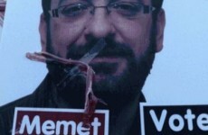 Candidate to replace poster vandalised by bacon with new 'diversity poster'