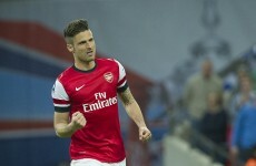 Arsenal won today thanks to Olivier Giroud's near post header