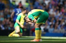 Norwich were denied a stonewall penalty against Chelsea today