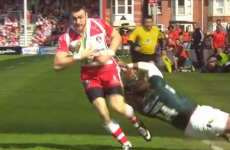 Irish winger Shane Monahan scorches in a hat-trick for Gloucester