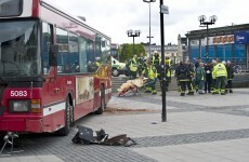 Six people - including baby - injured in Stockholm Marathon bus accident