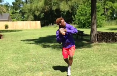 Can this 17-year-old American Football prospect catch his own Hail Mary?