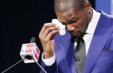 Kevin Durant thanks God, his mam, his team-mates and his city in tearful MVP speech