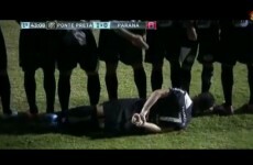 Brazilian side offer novel approach to defending low free kicks