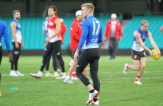 Tommy Walsh back in action for Sydney Swans nearly 12 months after horror injury