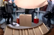 Jordanian TV debate gets so angry, the panellists destroy the studio