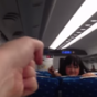 Backpacker and little girl break language barrier with adorable game of Rock Paper Scissors