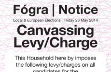 Canvassers getting on your nerves? You need this genius canvassing levy card