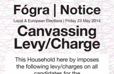 Canvassers getting on your nerves? You need this genius canvassing levy card