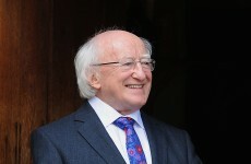 President Higgins receives honorary doctorate from Indiana University