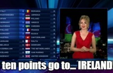 Azerbaijan tries to vote Ireland back into the Eurovision