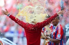 Last call for Pep as Bayern squad celebrate Bundesliga win by soaking manager