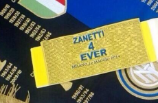 Javier Zanetti closed out his San Siro career wearing a one-off captain's armband