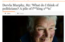 Headline of the weekend: politicians are a "pile of f**king sh*ts"