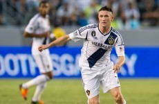 Robbie Keane thought he'd scored an injury-time winner for LA Galaxy yesterday
