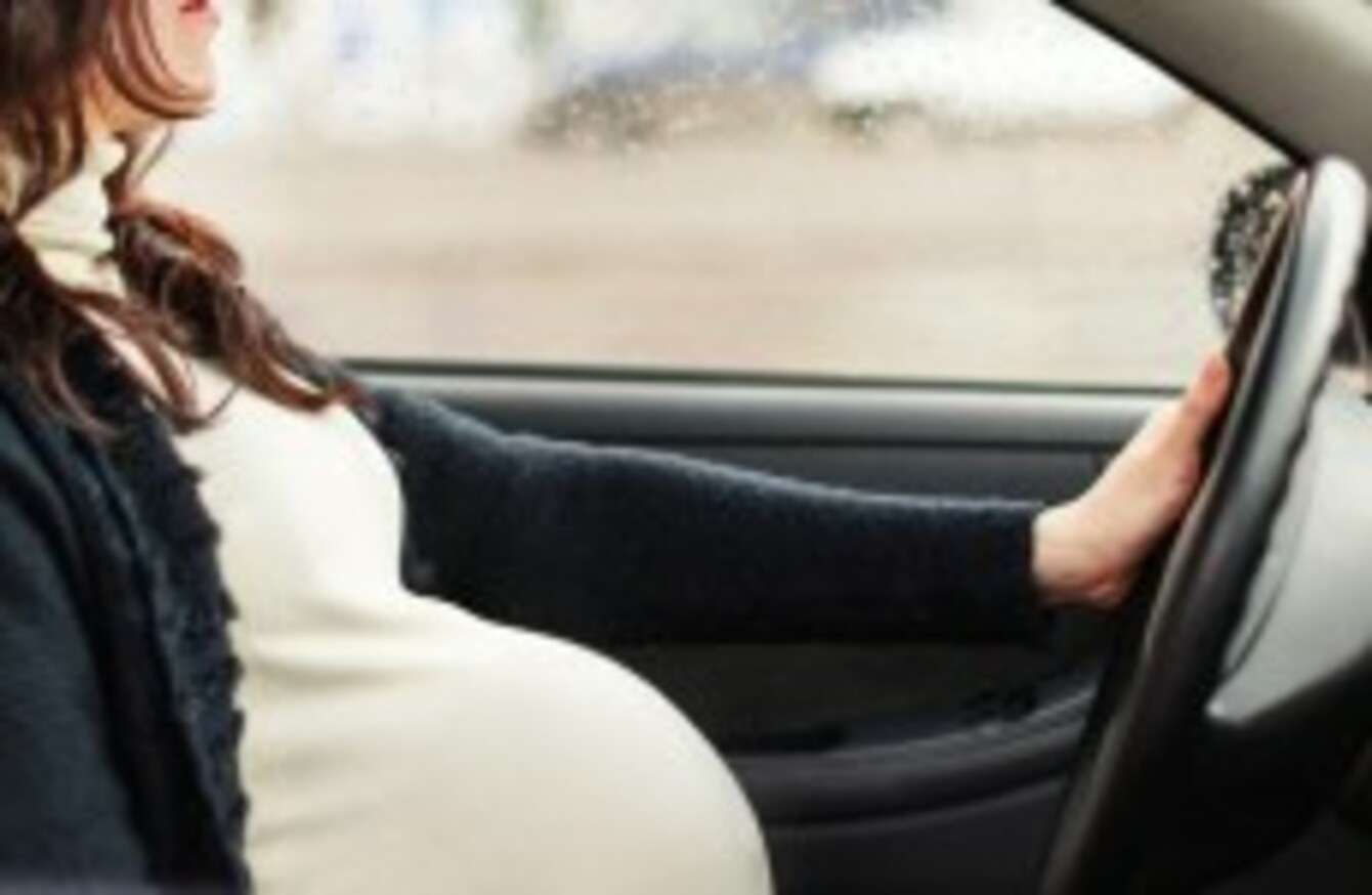 Image result for PREGNANT WOMAN DRIVING