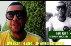 Dani Alves stars in video campaign urging Ibra to come to Brazil
