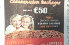 Apache Pizza in Cork are doing Communion buffets
