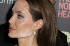What was happening with Angelina Jolie's makeup the other night?