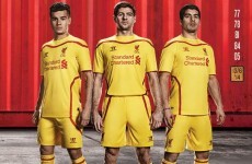 Liverpool will wear their new away kit for the first time in Dublin tonight