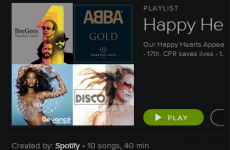 This Spotify playlist could help to save a life, says the Irish Heart Foundation