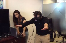 What happens when you try out Oculus Rift for the first time?