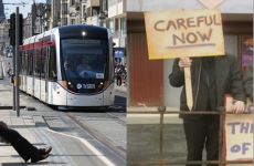 Edinburgh's new trams are officially using a safety message from Father Ted