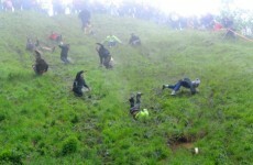 Annual cheese rolling race goes ahead - despite being cancelled