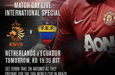 Is this another not-so-subtle Van Gaal hint as MUTV show Netherlands friendly?