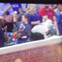 This kid at a baseball game just pulled off the smoothest move of the year