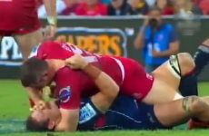 Irish lock sent off by Steve Walsh for Super Rugby eye gouge