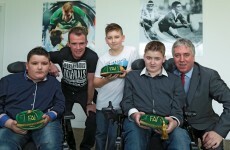Glenn Whelan joins John Delaney to celebrate inspirational powerchair stars