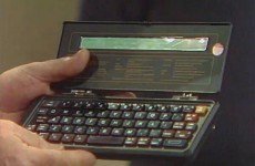 Amazing texting technology showcased on the Late Late in 1984
