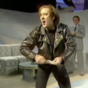 You have to see Nic Cage's bizarre talk show entrance from the 90s