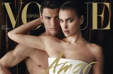Cristiano Ronaldo is in the nip with his girlfriend on the latest cover of Vogue