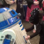 Little Darth meets R2-D2, whole world squees