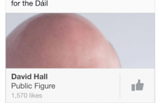Is Dublin West candidate David Hall going for the bald vote?