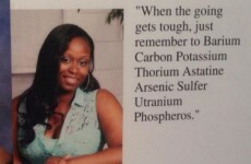 Girl could be banned from graduation because of rude science joke