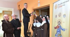 Papal Nuncio launches range of religious tiles (yes, tiles) with mystique