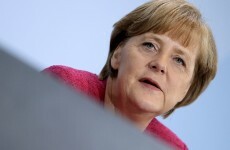 Angela Merkel insists there is no problem with the euro