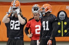 The Johnny Football Show starts here as Cleveland Browns open up training to media