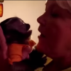 Baby monkey gets adorably over-excited when granny comes to visit