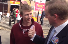 There was some pretty awkward canvassing at the Stephen's Green Luas stop this morning