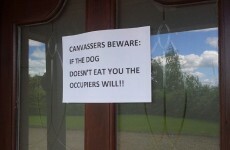 Well that's one way to get rid of election canvassers