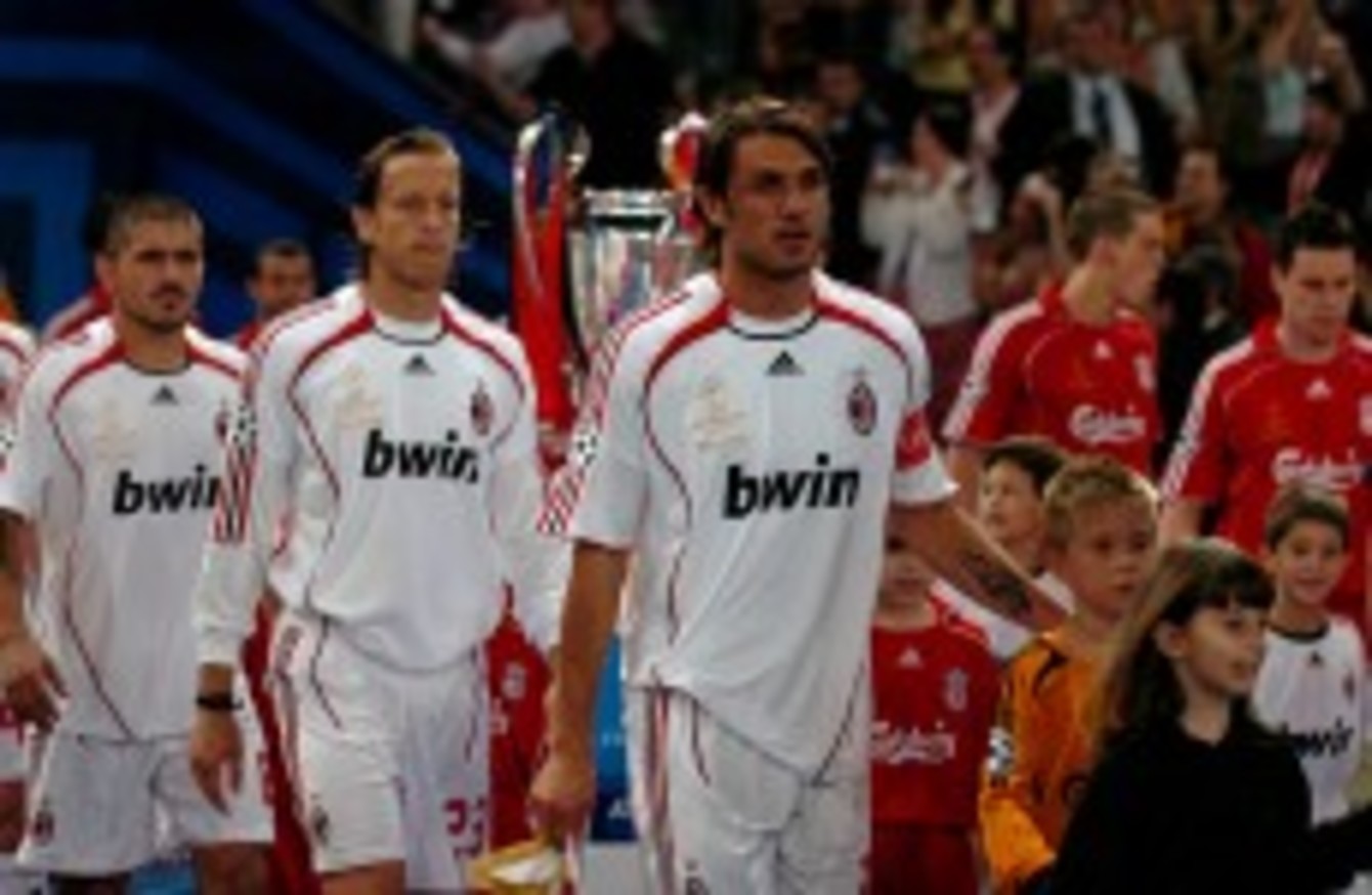 UEFA CHAMPIONS LEAGUE FINAL 2007 AC Milan v Liverpool