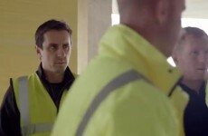 Man United's Class of 92 take on a team of builders in a rooftop five-a-side