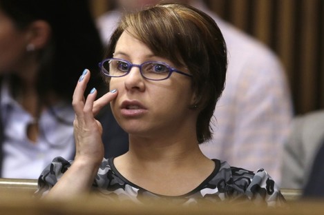 Michelle Knight in the courtroom during the sentencing phase for Ariel Castro.